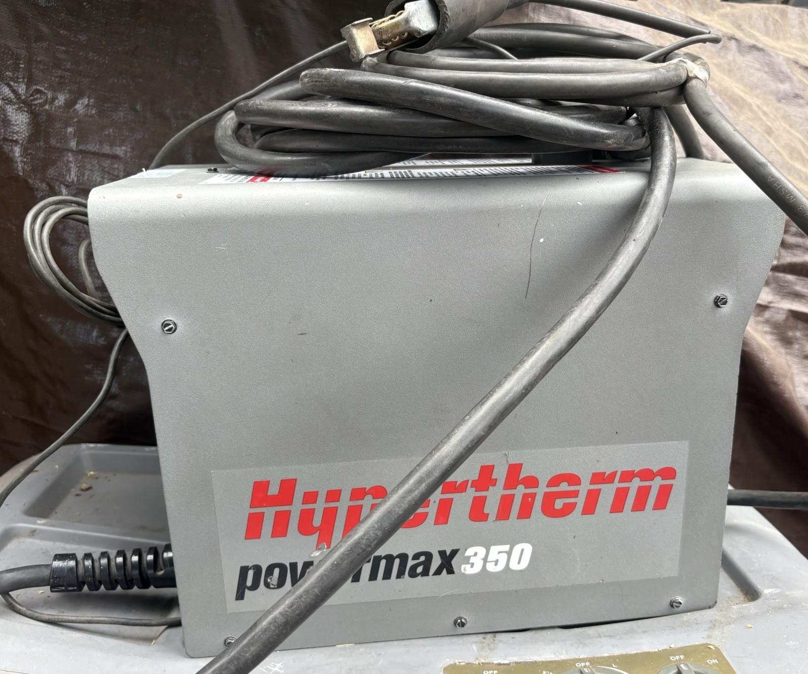 Hypertherm Powermax 380 Dual-Voltage 27A Portable Plasma Cutter – Used