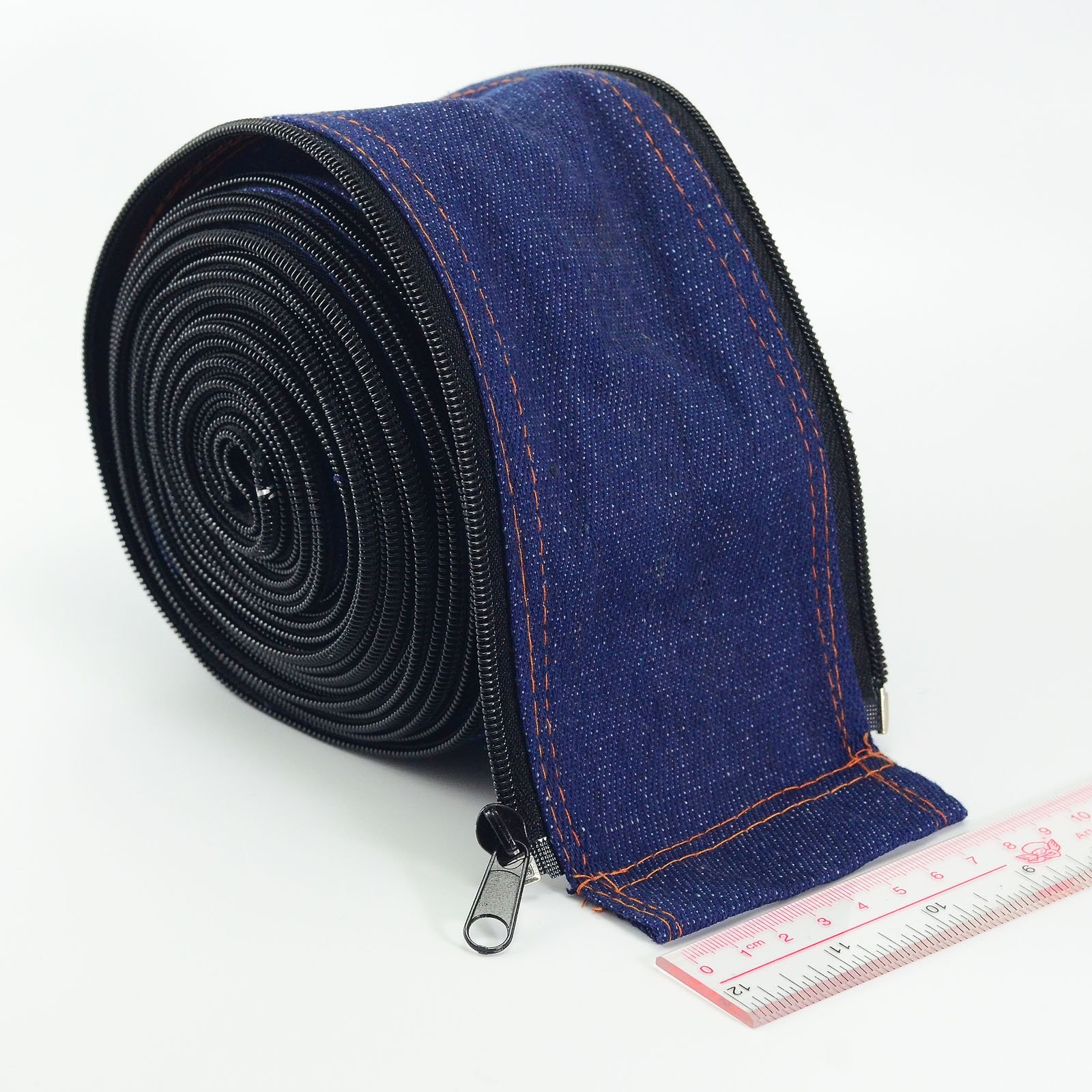 RIVERWELD TIG Welding Torch Cable Cover Cowboy Zipper Jacket 25Ft 7.5M, Blue