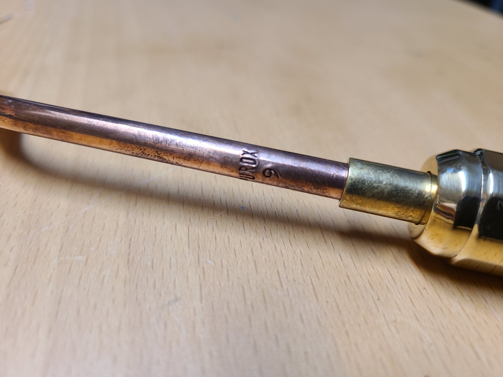 Purox W-200 Cutting Welding Torch Handle & #9 Tip Brazing Purox
