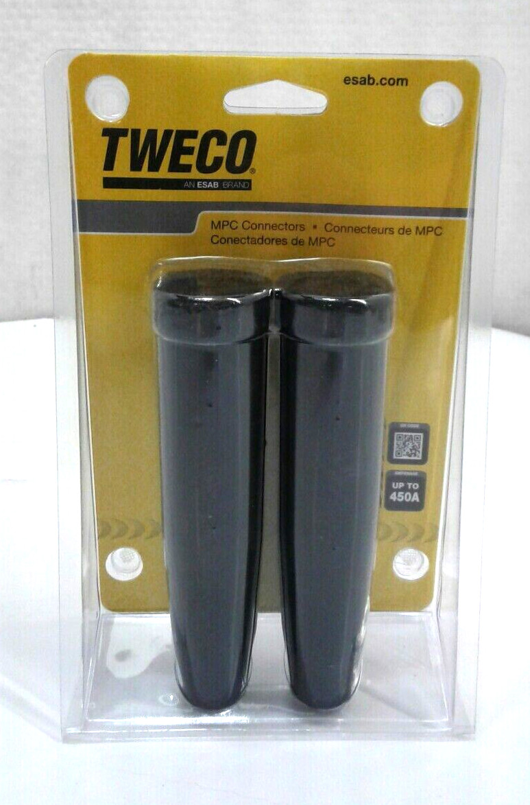 Tweco 2-MPC Cable Connector Set (Male & Female) 450A @ 80V DC/AC 1/0-3/0 AWG