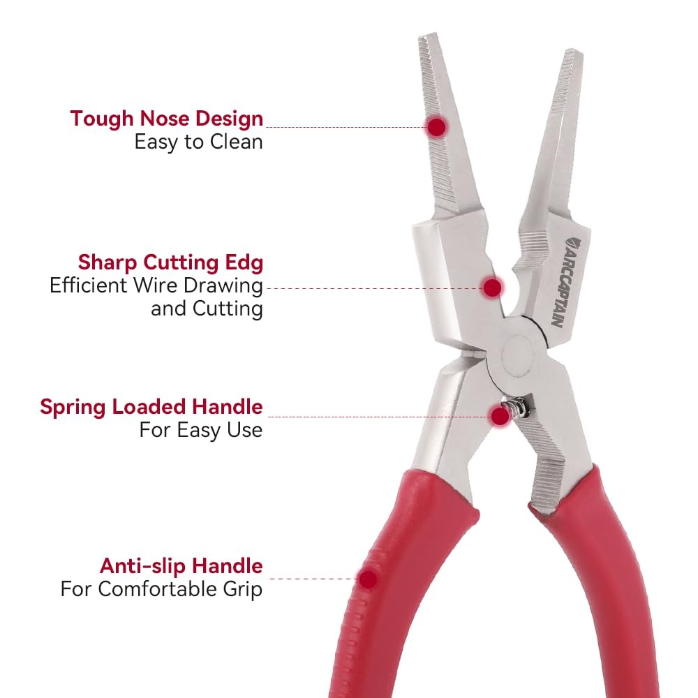 Welding Pliers MIG Plier 8 Inch Rust Resistant MultiTool CRV Steel Handle