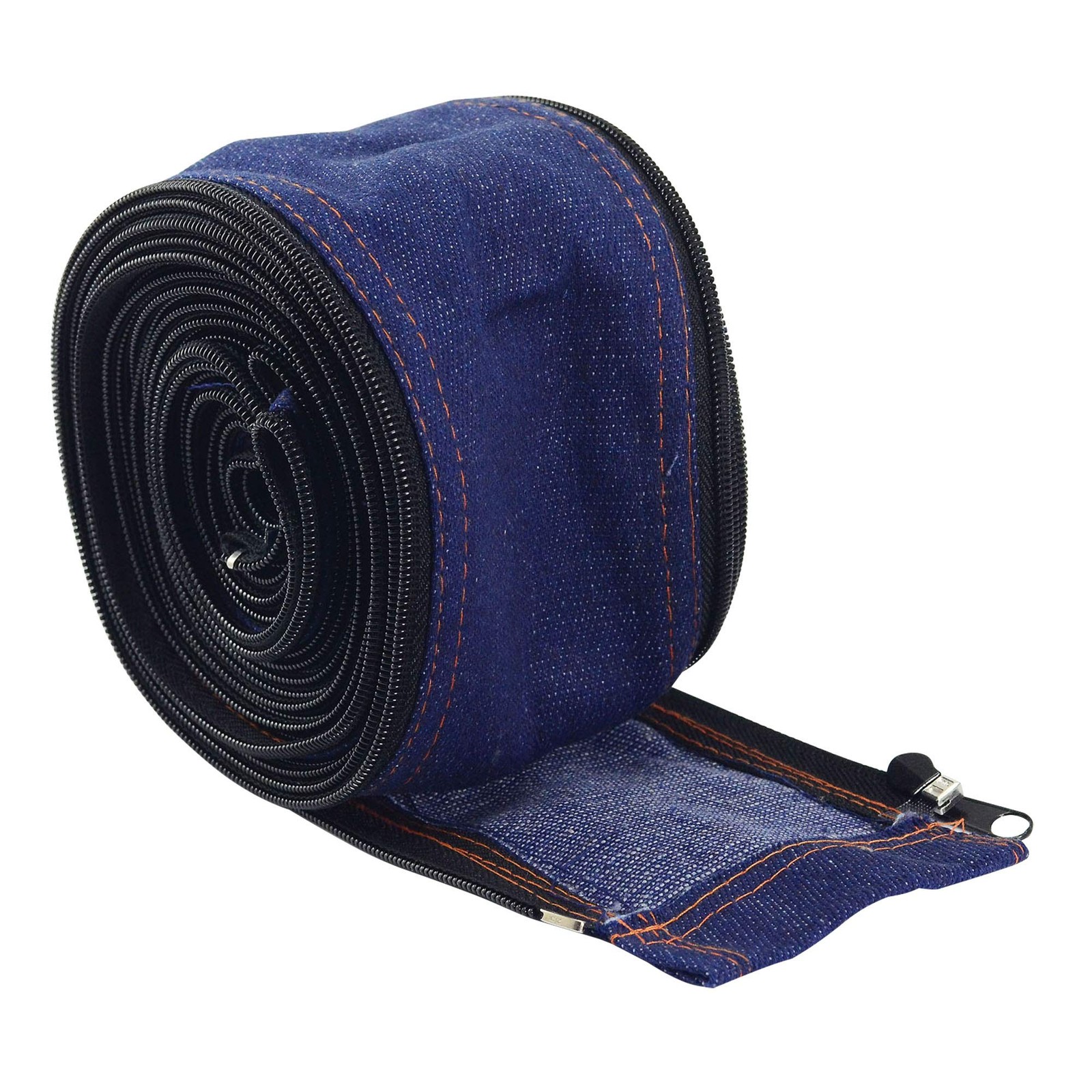 RIVERWELD TIG Welding Torch Cable Cover Cowboy Zipper Jacket 25Ft 7.5M, Blue
