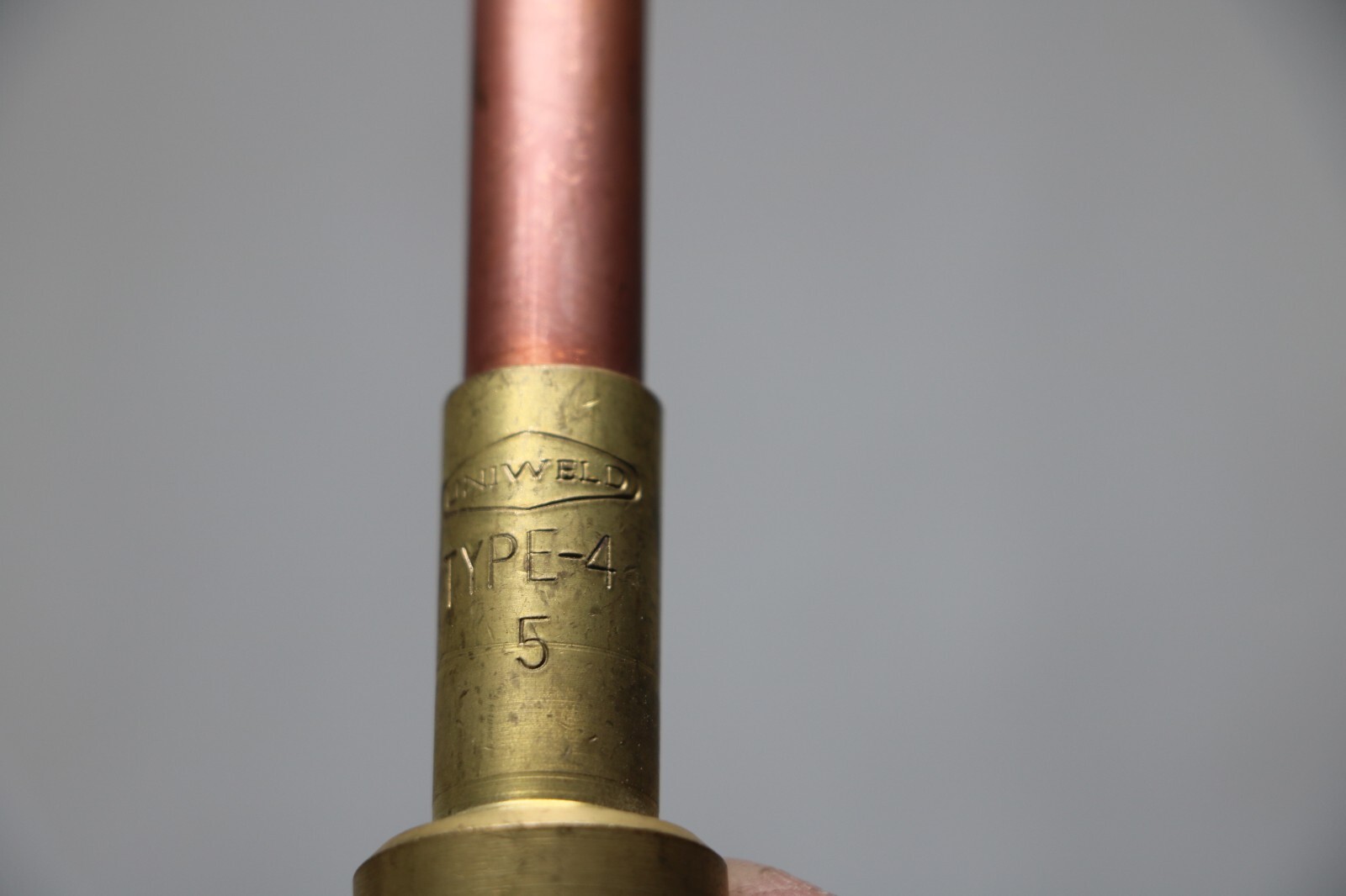 Uniweld Type 4 Size 5 Welding Brazing Torch Tip Heavy Duty Victor 300 Ser 2-W