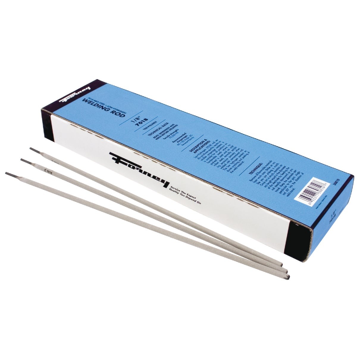Forney E7018 Mild Steel Low Hydrogen Electrode, 5/32 In., 5 Lb. 30905 Forney