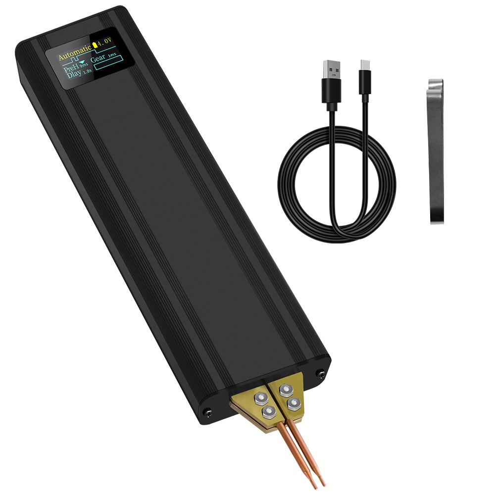 80Gears Power Adjustable Spot Welder Digital Display For Cylindrical Li NiMH