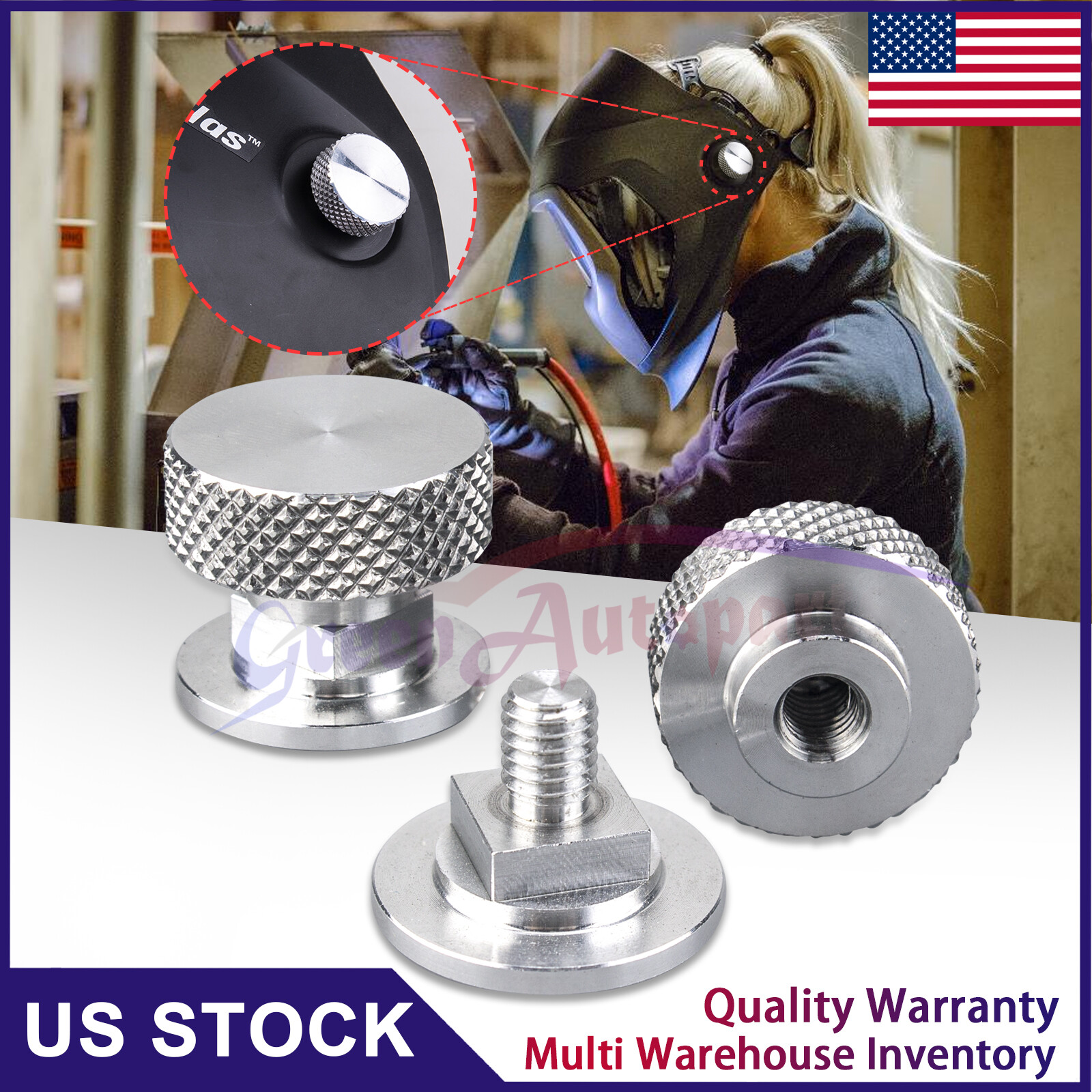 Welding Hood (Pipeliner) Fasteners 1 Pair