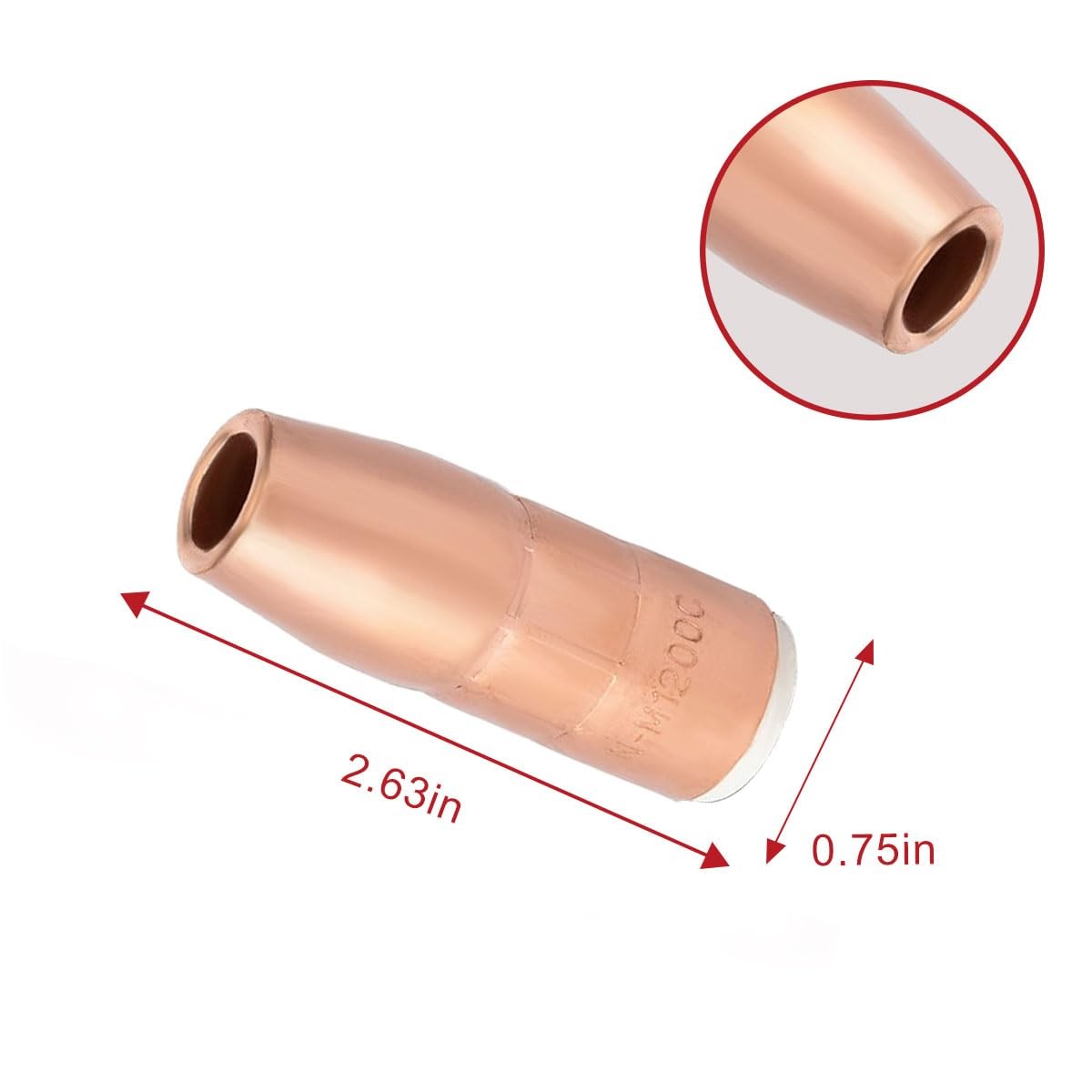 Nozzle For N-M1200C 1/2″ Flush AccuLock MDX Fits Miller MDX-250 0.5 inches