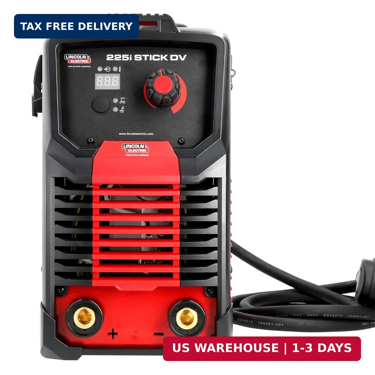 Lincoln Electric Weld-Pak 225i Stick Welder, Dual Voltage