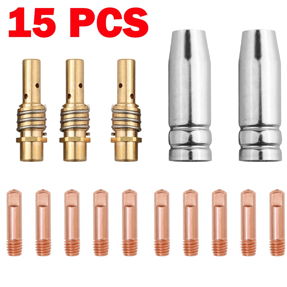Tip Nozzle Parts fits Vulcan OmniPro 220 MIGMax 140 215 63616 63617 Welder,15PK