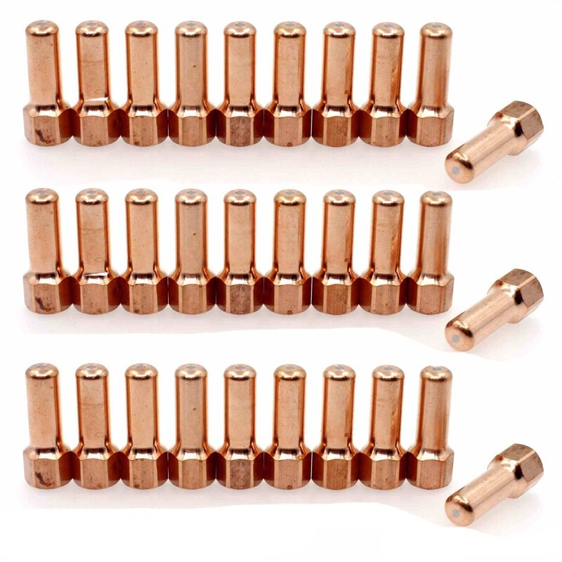 10Pcs fit plasma PT-100 IPT100 PT100 Plasma cutting torch Plasma 52556 Electrode