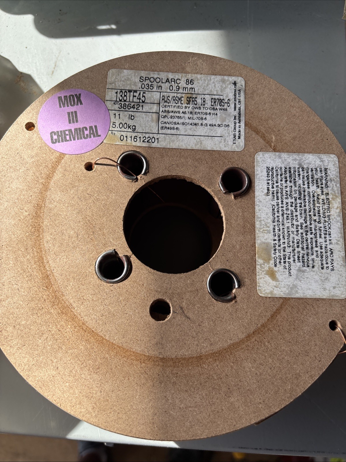 Spoolarc 86 P# 138TF45 .035 in. 0.9 mm 11lb Spool