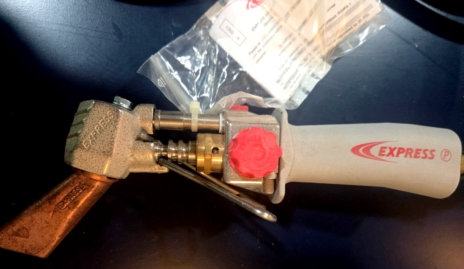 Express Self-Igniting Propane Soldering Iron for Roofing & Sheet Metal