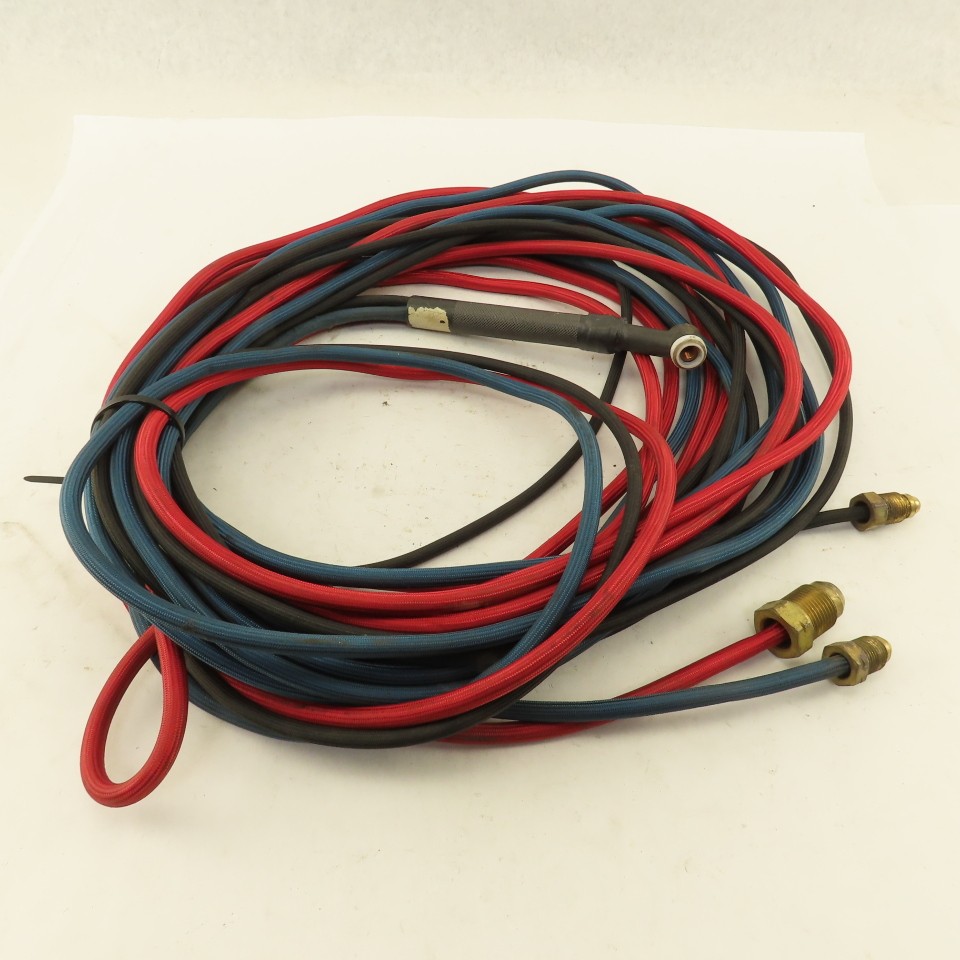 Water Cooled TIG Torch Super Flex Cable Hose Assembly 23′