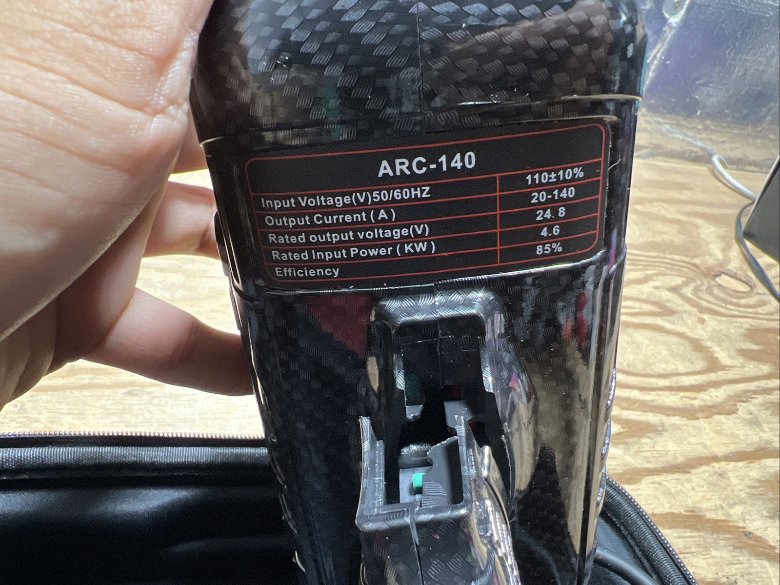 Portable Handheld Electric Welder 110V ARC Welding Machine (HANDLE IS BROKEN)