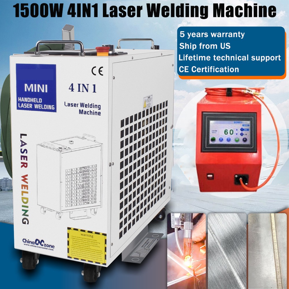 1500W/2000W 4in1 Handheld Laser Welder Laser Welding Cutting Cleaning Machine US