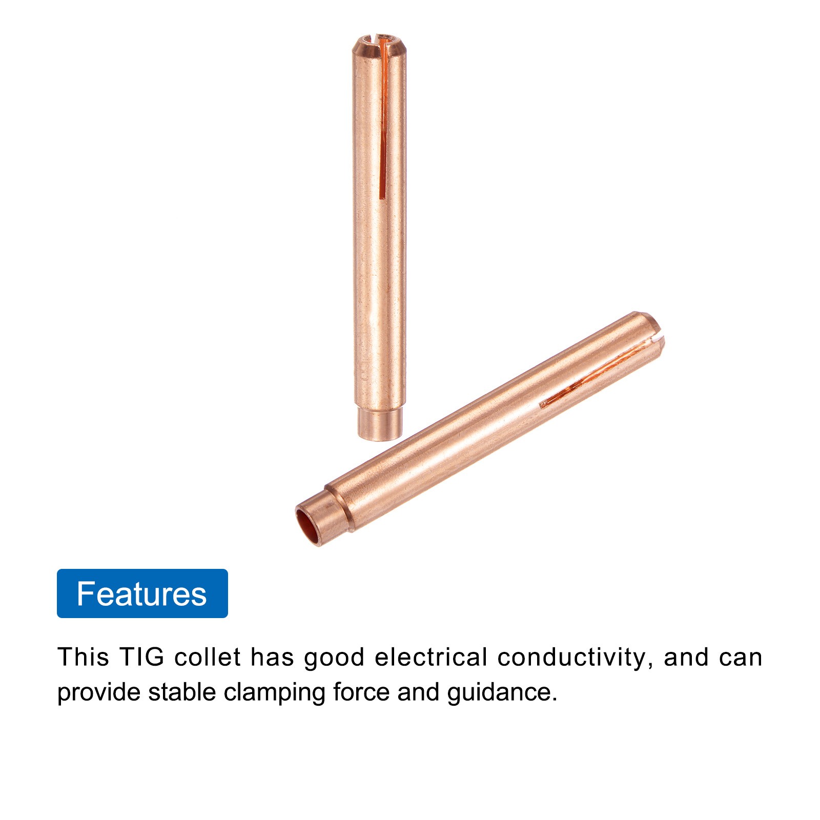 10pcs 13N23L TIG Welding Collet 3/32″ Tungsten Electrode Collet for WP9 20 25
