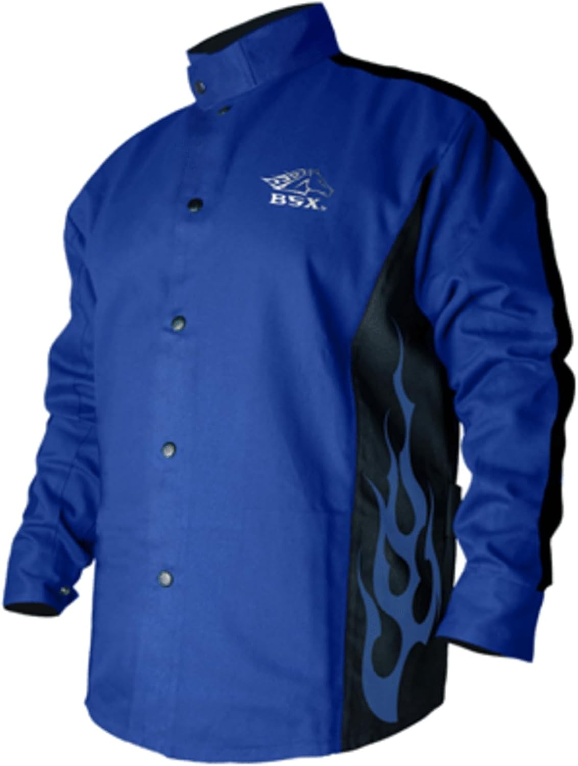 Unisex Adult Long Sleeve Bsx Mens 2xl Welding Jacket Coat Royal Blue XX-Large US