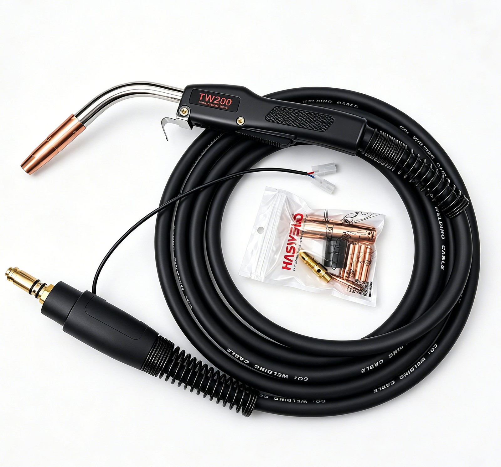 Havey Duty Mig Welding Gun 250A 15′ fits Hobart Beta Mig 200 250 251 with tips