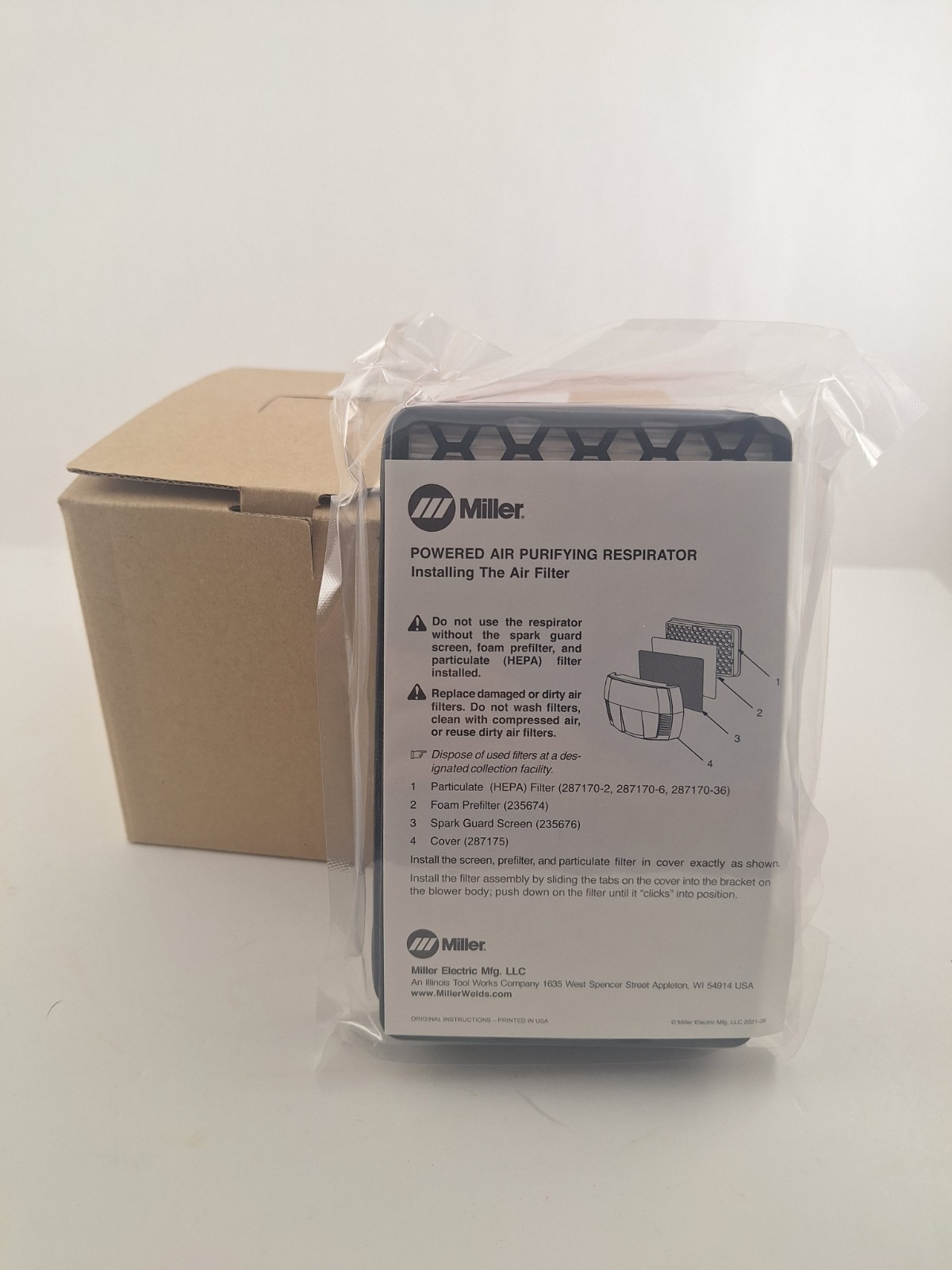 Miller PAPR HEPA Filters | 6-Pack | 287170-6