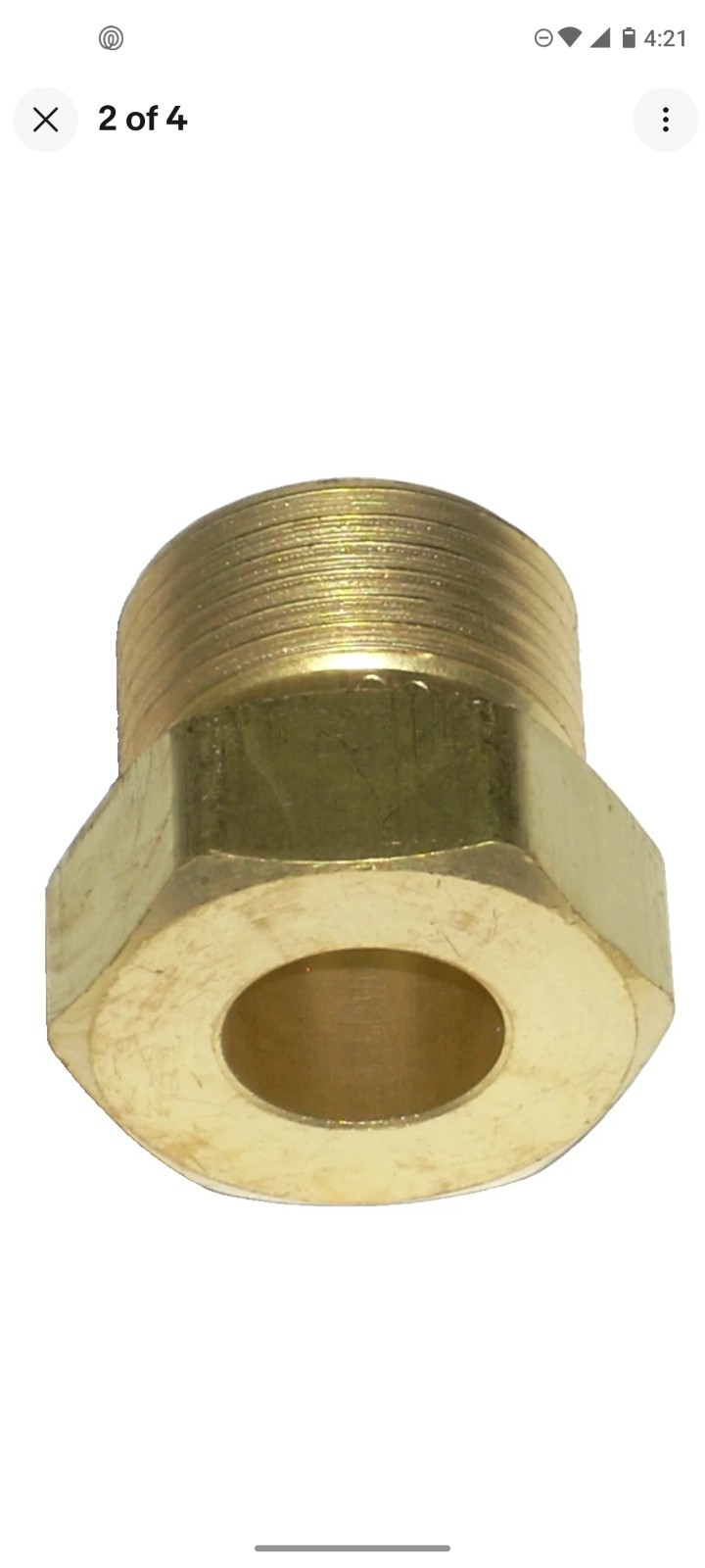 CGA-580 Nut 3″ Nipple, Regulator Inlet Fittings Co2/Argon/Nitrogen/Helium (36)