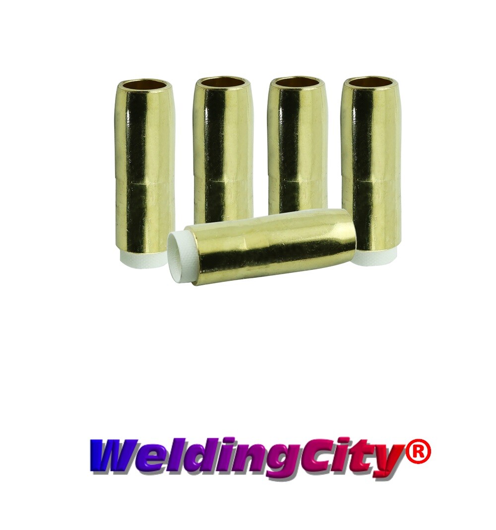 WeldingCity® 5-pk Gas Nozzle 4391 (5/8″) for Bernard MIG Welding Gun | US Seller