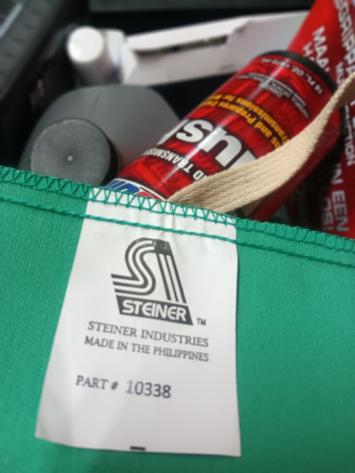 Steiner Industries Flame Resistant Apron Leather Patch, Sz M/L 547