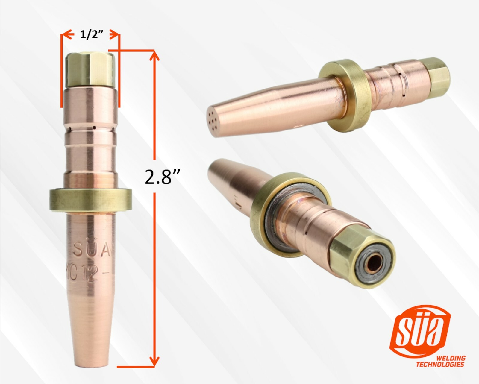 Acetylene Cutting Tip – Replacement for Smith/Miller Medium Duty – Model: MC12