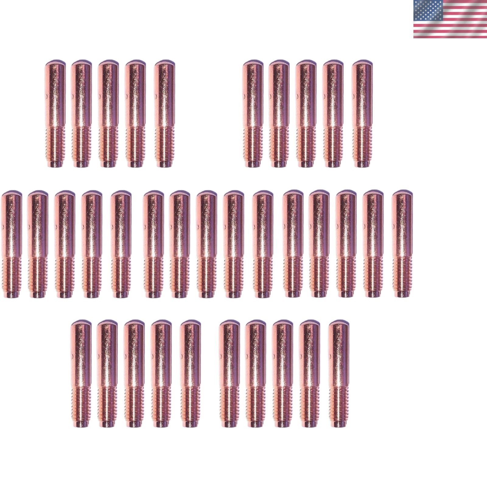 Professional 35PK 0.035″ Welding Contact Tips for Miller and Hobart MIG Guns