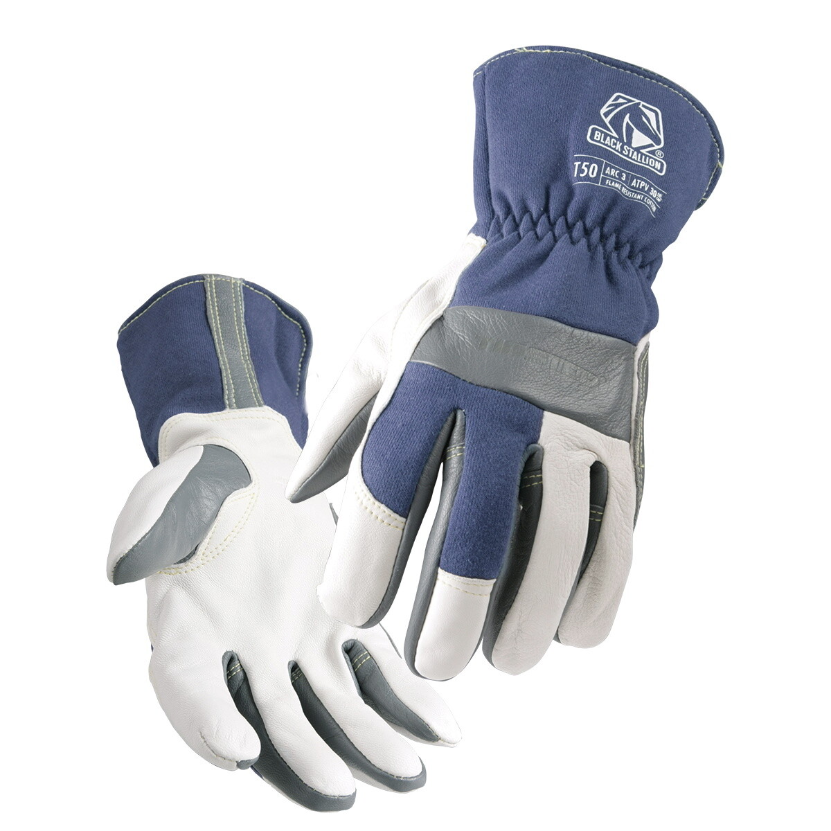 Revco Black Stallion T50 Premium Kidskin and FR Cotton Tigster TIG Gloves (2XL)
