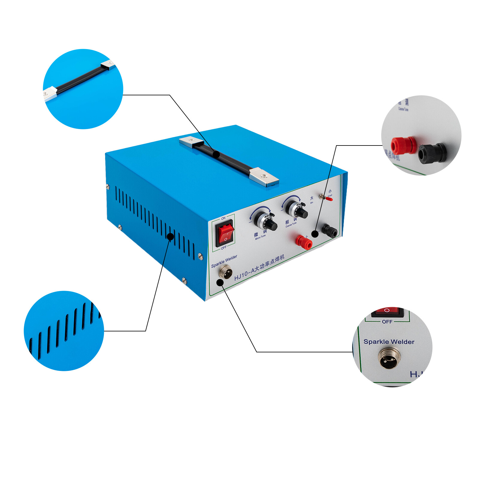 100A Pulse Sparkle Spot Welder Platinum Gold Silver Jewelry Welding Machine