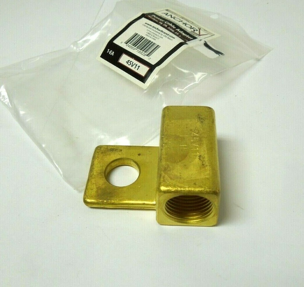 ANCHOR 100-45V11 BRASS POWER CABLE ADAPTER MVF14NW