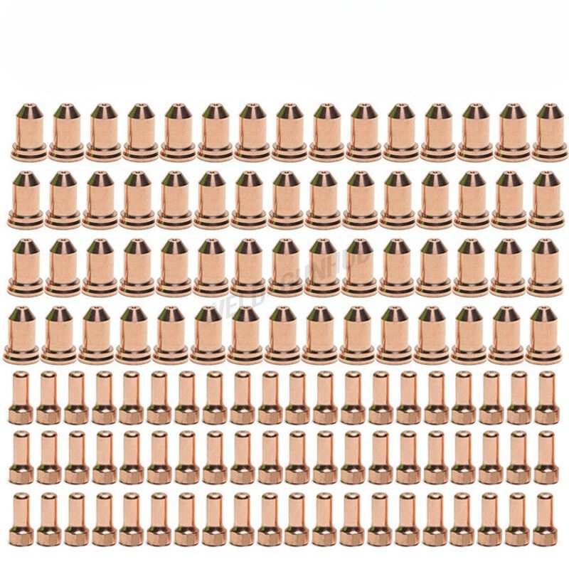 120pk For IPT80 PTM-80 PT-80 IPT-80 Plasma Electrode 52558 Nozzle 51311.09 0.9mm