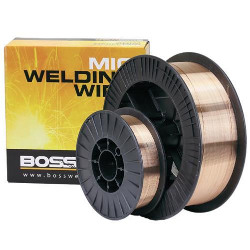 5kg BOSSWELD Silicon Bronze Mig Welding Wire 0.8mm / 0.9mm ERCuSi-A Spool Roll
