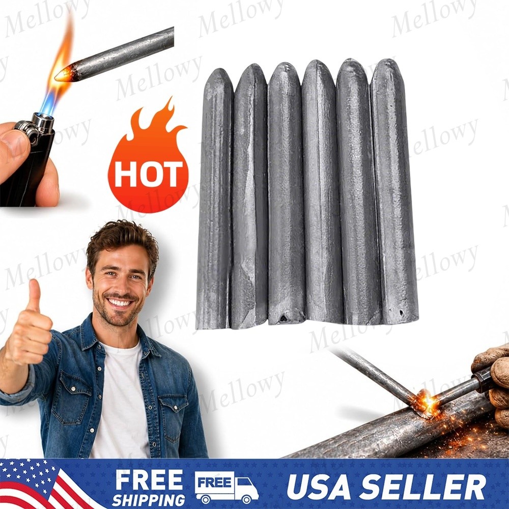 6Pack Low-Temperature Universal Welding Rods for Metal—Melt Easily New