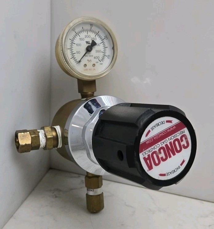 Concoa 6035002-01-000 Precision Gas Controls Regulator 0-400 Psi Used See Pictur