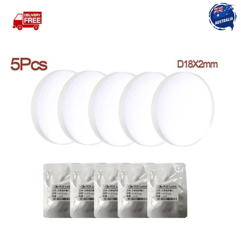 5Pcs D18X2mm Protective Lens For Fiber Laser Welding Cleaning Machine Accessory