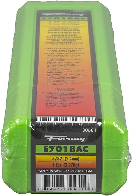 30680 E7018 AC Welding Rod 3/32-Inch 1-Pound
