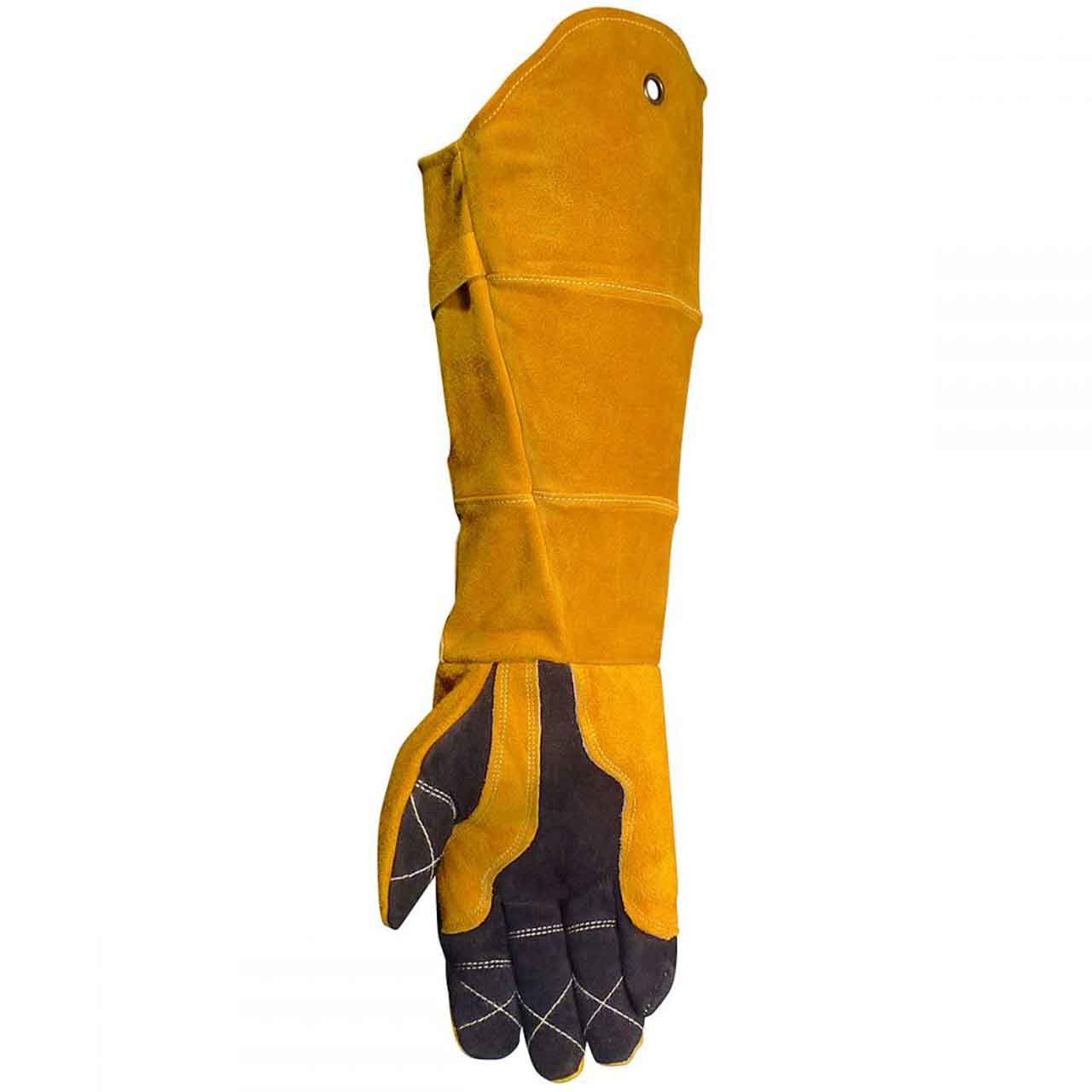 Caiman 1878 American Deerskin Kontour Pattern Padded Cuff MIG Stick Glove X-LRG