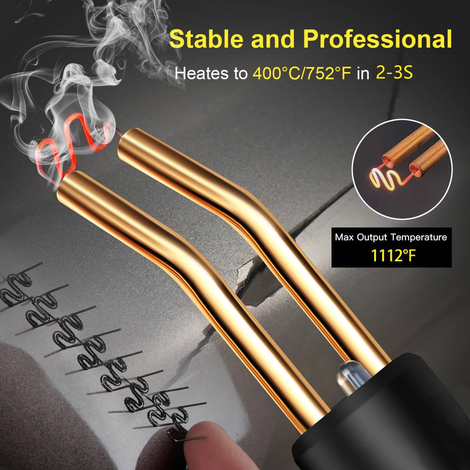 Wrdlosy 200W Plastic Welder, 2000PCS Staples 10PCS Sandpaper, Black