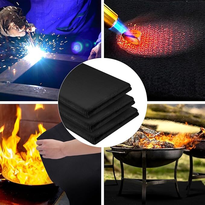 Welding Blanket Fireproof Flame Retardant Fabric Material Carbon Felt for Welder