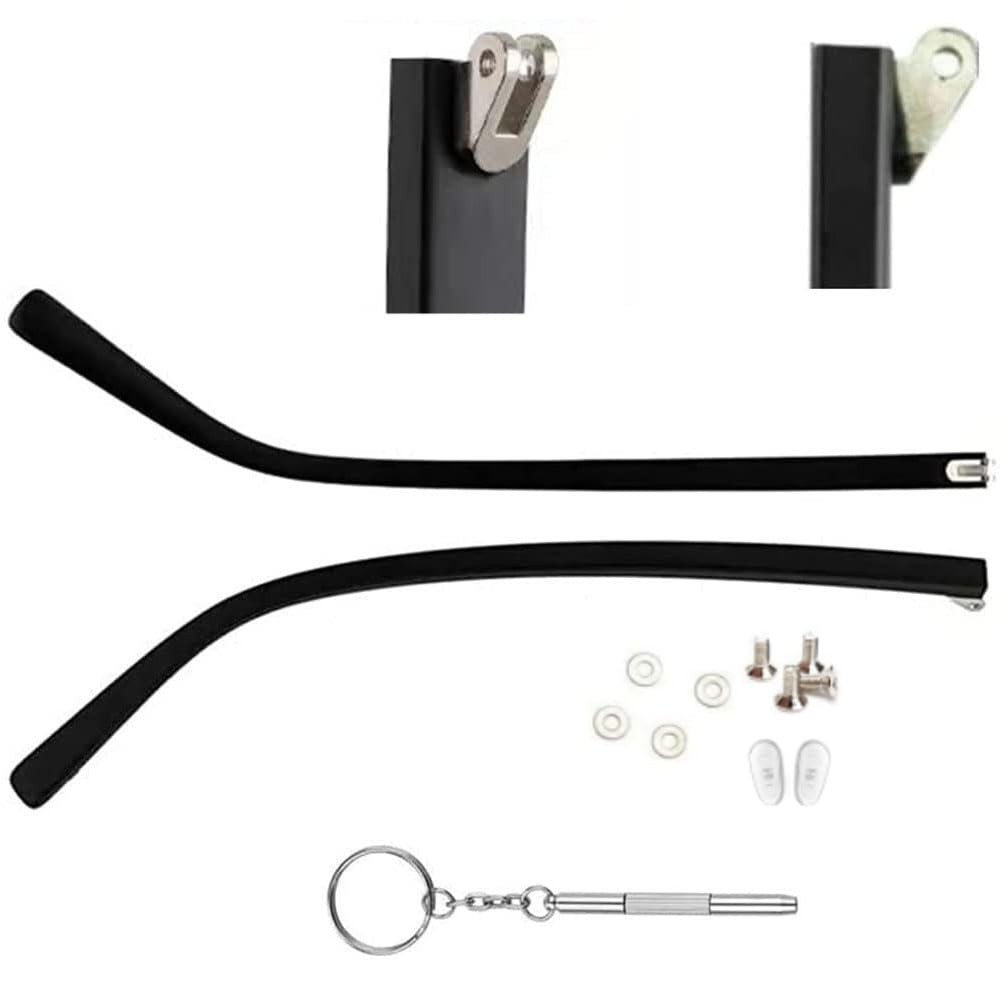 Eyeglasses Arms 1 Pair Glasses Sunglasses Temple TR90 Plastic Frame Double Te…