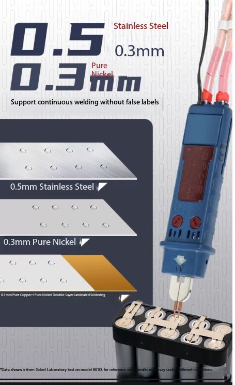 801D Spot Welder 18650 Household DIY Handheld Compact Large-Cell Butt Welder