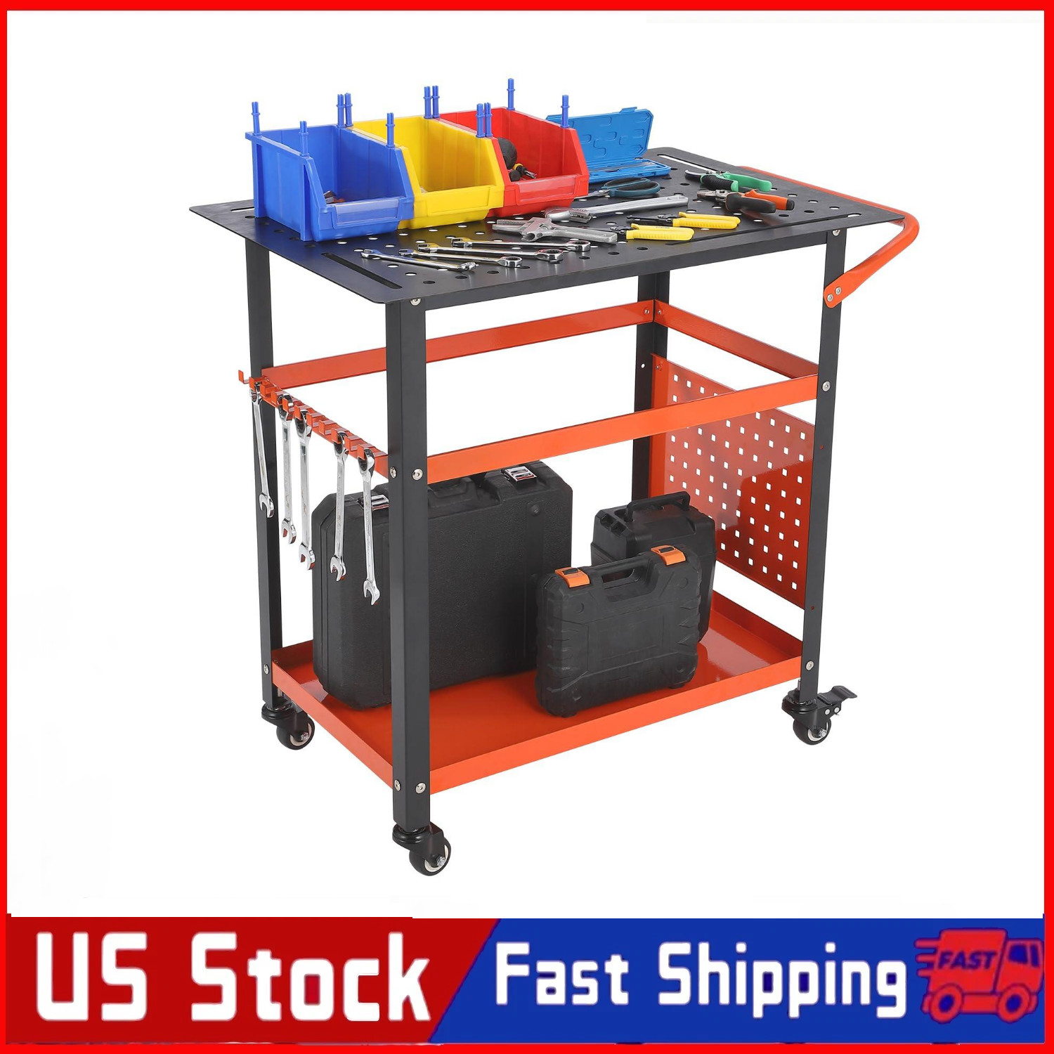 36 x 24 Inch Welding Table 600LBS Welding Table with Multiple Fixture Holes