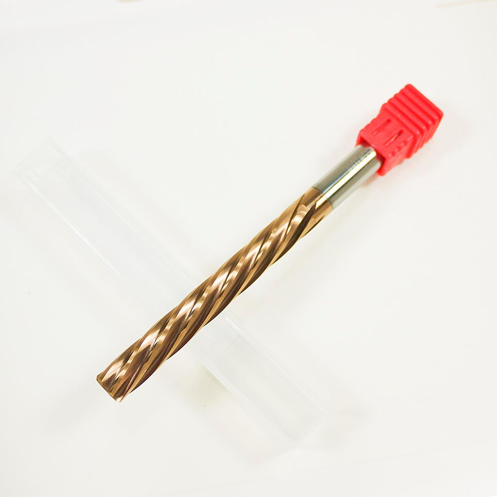 KLOT HRC60 TiCN Coated Solid Carbide Chucking Reamer 2mm-12mm H7 Spiral Flute