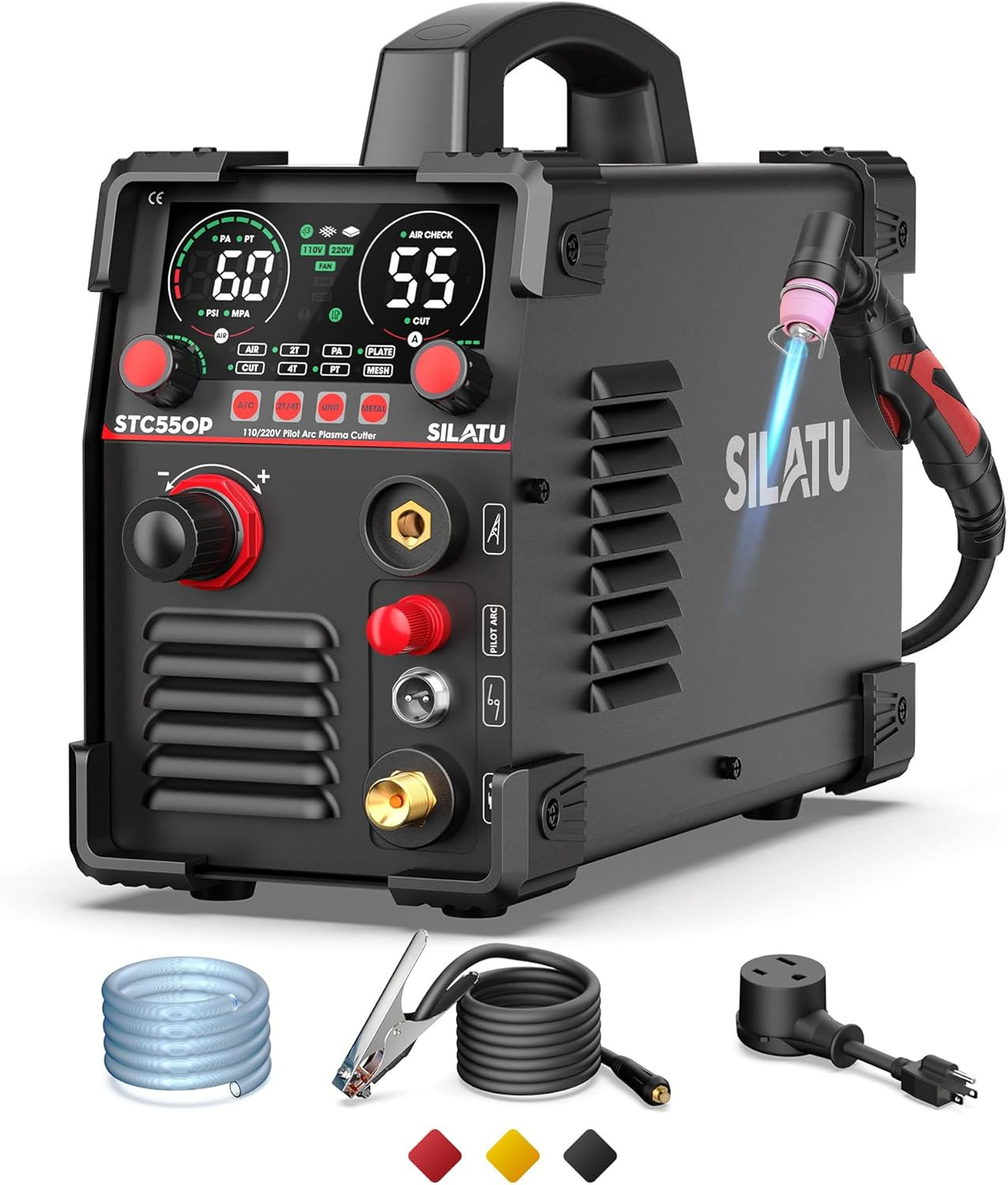 110/220V Dual Voltage LED Display Air Sensor, 9/16” Clean Cut 7/10” Max Cut,