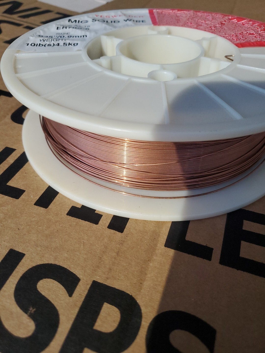 ER70S-6 .035″ 0.9mm-10 Lbs Spool Carbon Steel Mig Solid Welding Wire