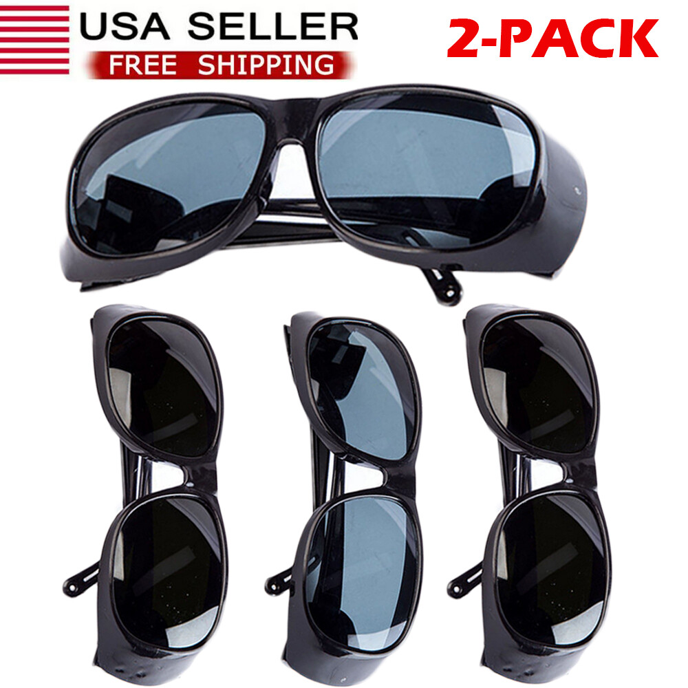2 Packs True Color Auto Darkening Welding Goggles Welder Glasses