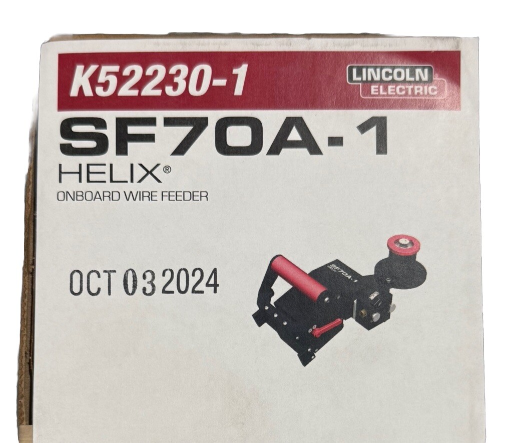 New Open Box Lincoln Equipment K52230-1 SE7OA-1 M85 HELIXONBOARD WIRE FEEDER.