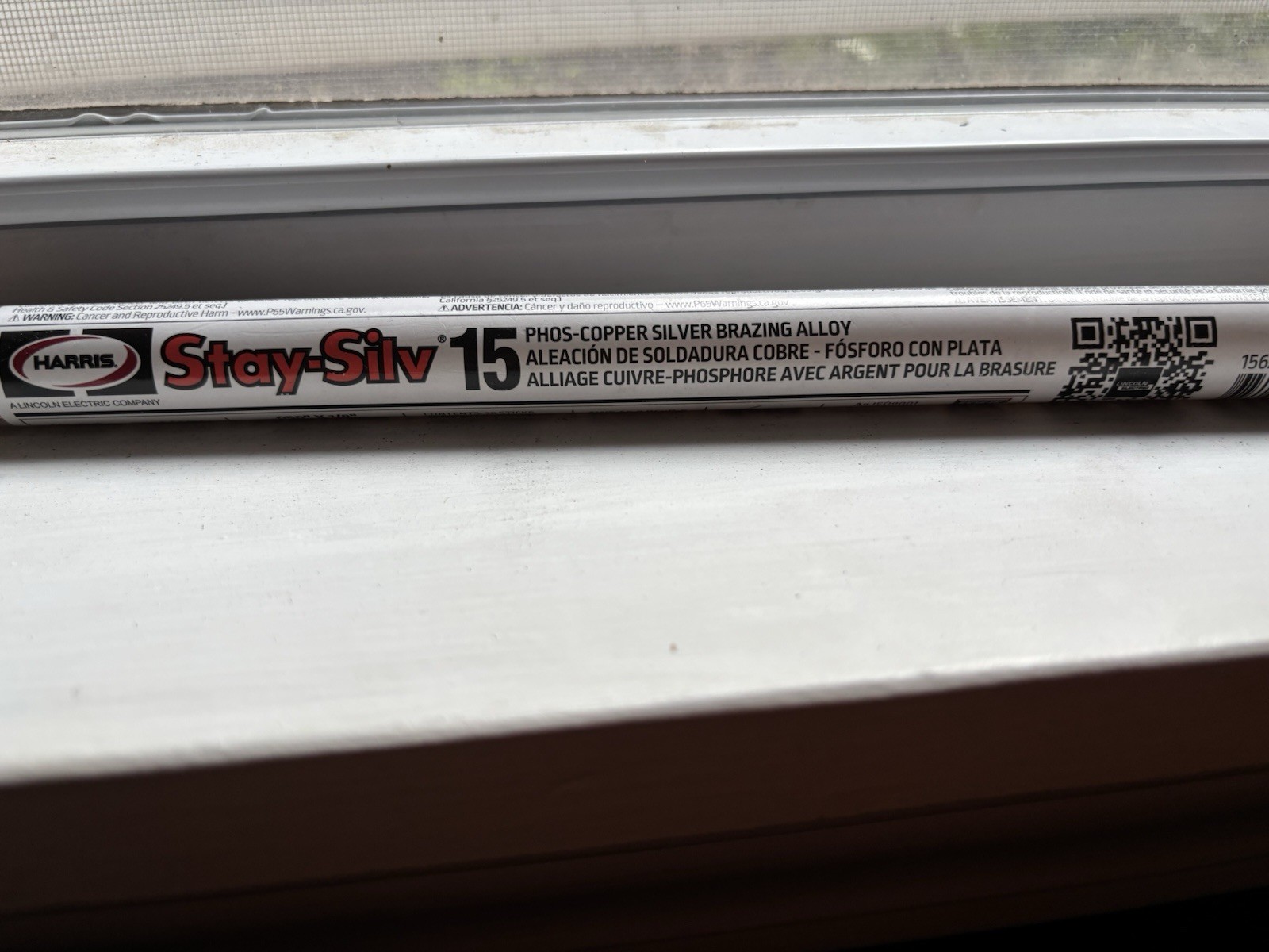 Harris Stay-Silv 15 Brazing Rod 20 in Phos-Copper Silver Alloy 15620F1.
