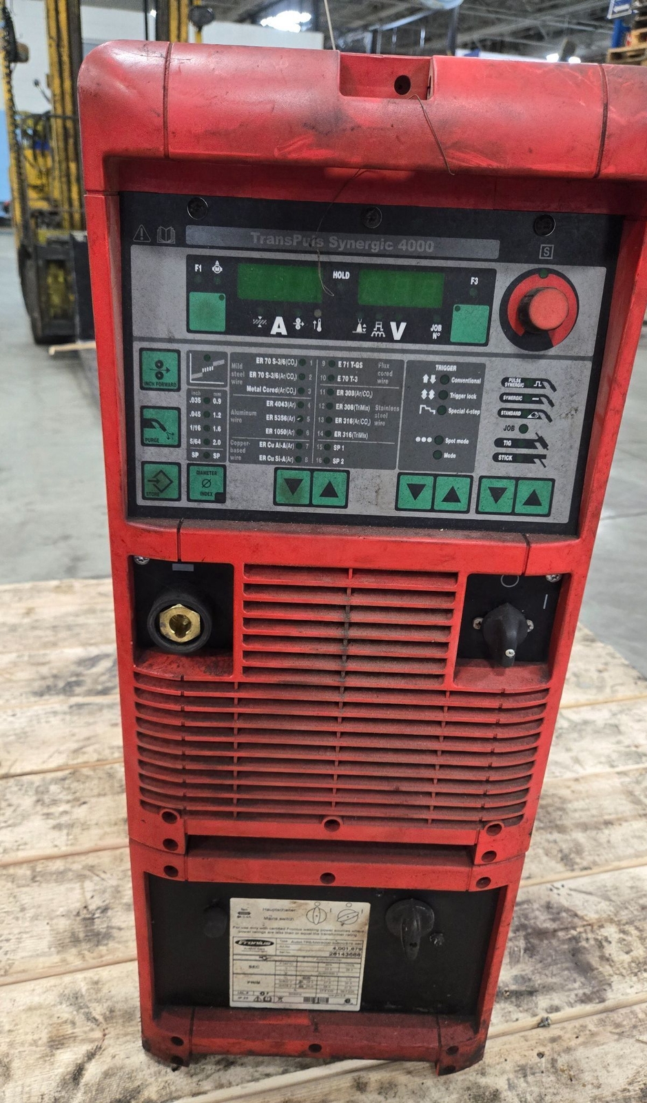 FRONIUS TRANSPULS SYNERGIC 4000 TPS/MW5000 4075100801WELDER USED